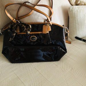 Rare Patent Leather Coach Bag